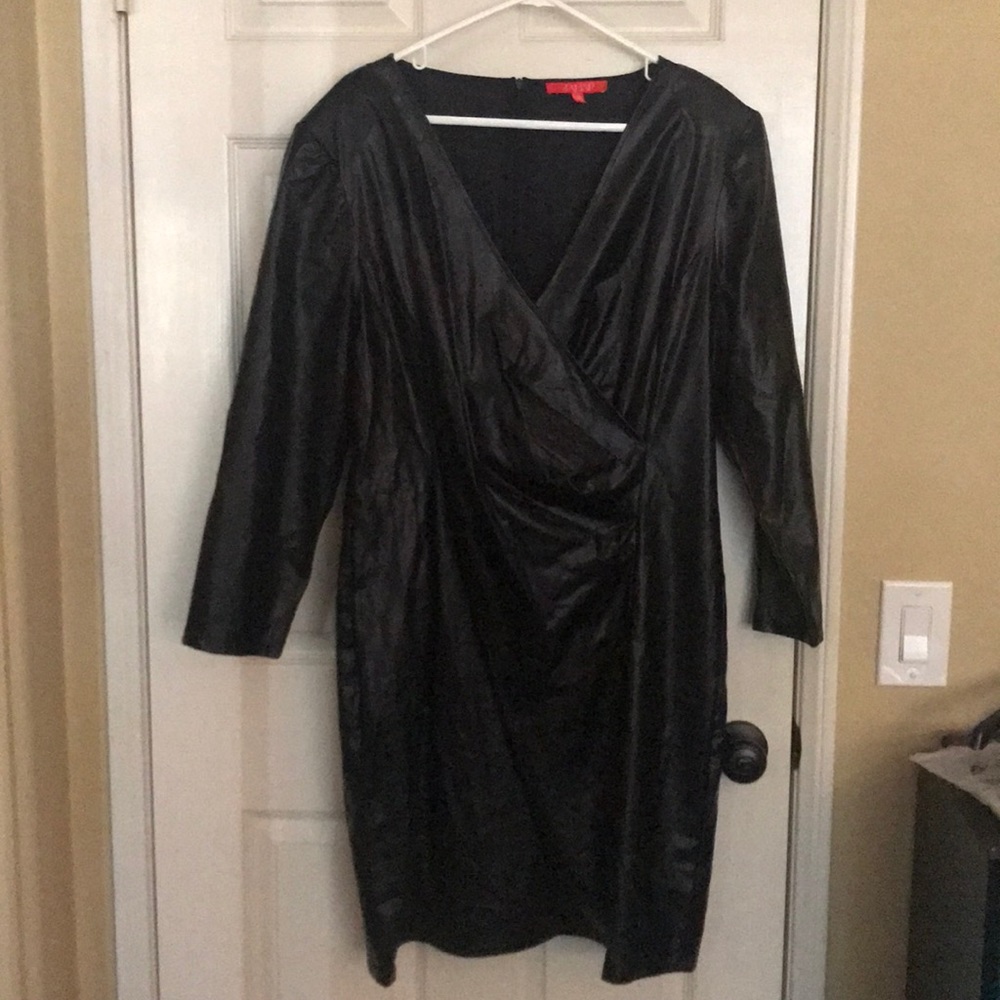 Tamar XXL Leather-like dress